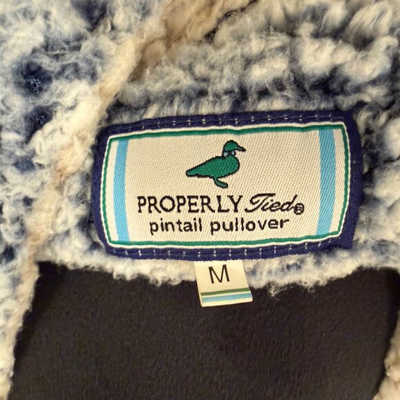 Properly Tied pintail Pullover Size Medium - Picture 5 of 5